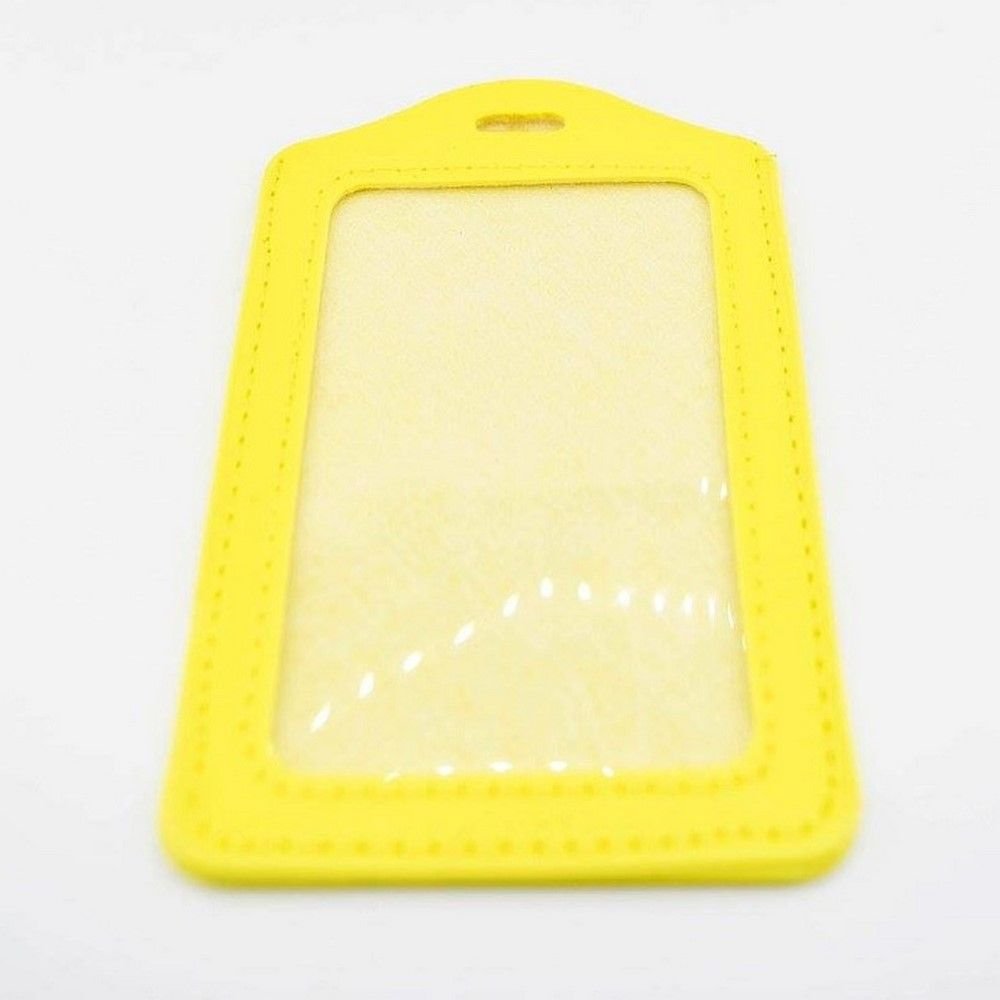 PTJ03-1-1.jpg Porta Tarjeta Vertical Amarillo - Image 1