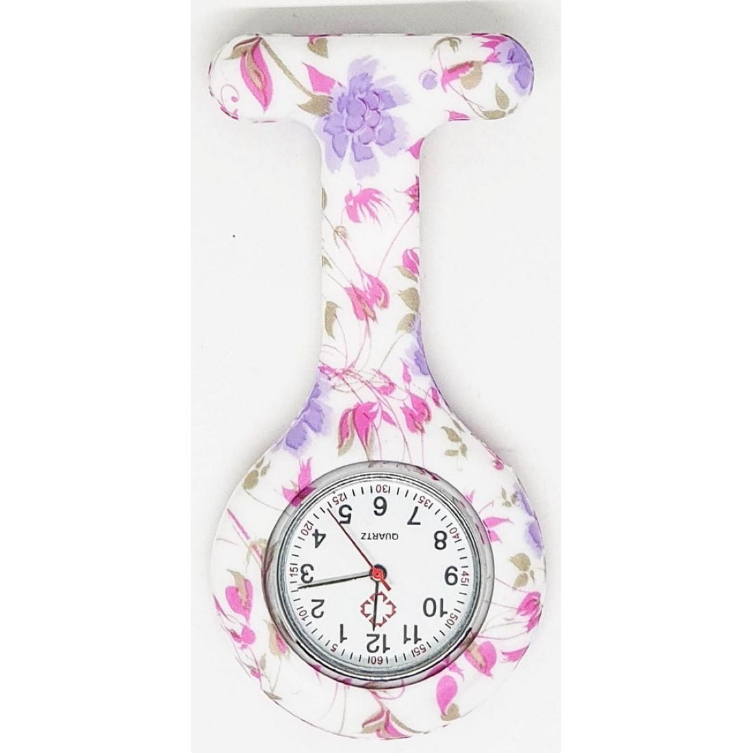REP01-1-1.jpg Reloj Prendedor Morado y Rosado - Image 1